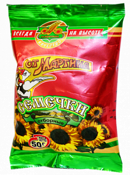 Семечки От Мартина отборные 50г