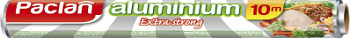 Фольга алюминиевая Паклан Extra strong с эмбоссингом 29см*10м