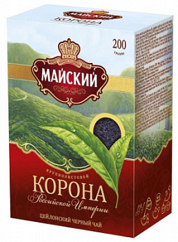 Чай Майский Корона Российской Империи черный 200г