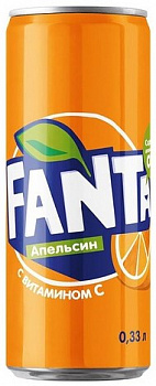 Напиток газ Фанта Апельсин 0,33л ж/б