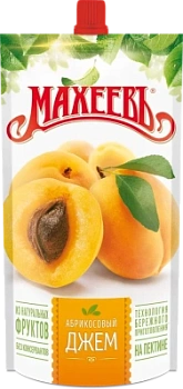 Джем Махеев Абрикосовый 300г д/пак