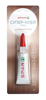 Клей-гель секундный SPAR Универсальный 3г