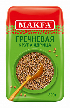 Крупа гречневая ядрица Макфа 800г