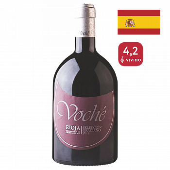 Вино Воче Риоха Селексион Грасиано кр сух 0,75л 14%