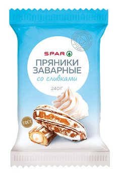 Пряники SPAR Заварные со Сливками 240г
