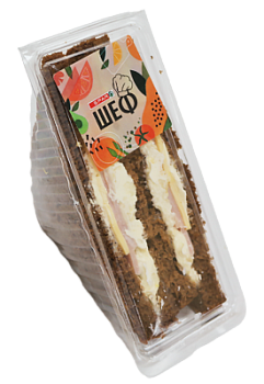 Спар Сэндвич с ветчиной и сыром Люблинские продукты 200г