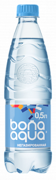 Вода питьевая БонаАква негаз 0,5л