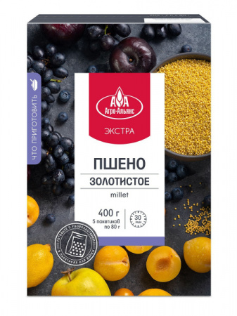Крупа пшено Агро-Альянс в пак/вар 5*80г