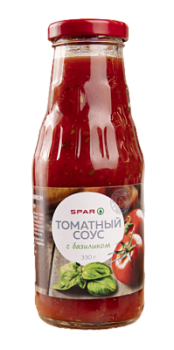 Соус томатный SPAR с Базиликом 330г