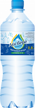 Вода питьевая Айсберг газ 0,8л