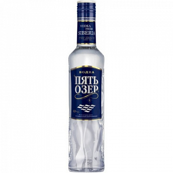 Водка Пять Озер 0,7л 40%