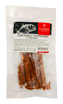 Таранка соломка с перцем SPAR 40г