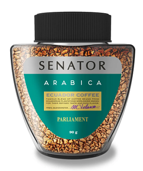 Кофе растворимый Сенатор Парламент Арабика 90г ст/б