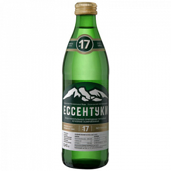 Вода минеральная Ессентуки №17 0,45л ст/б
