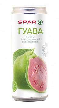 Напиток б/а газ SPAR со вкусом Гуавы 0,33л ж/б