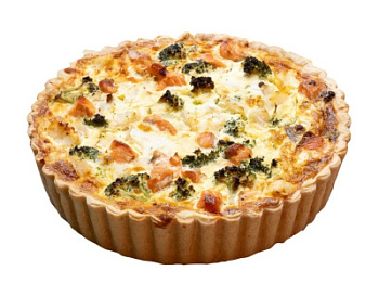 Киш с лососем/треской/брокколи Кёнигсбеккер 1800г