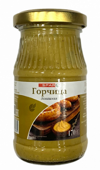 Горчица SPAR Домашняя 170г