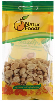 Ядра Арахиса соленые жареные НатурФудс 130г
