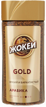 Кофе растворимый Жокей Голд арабика 95г ст/б