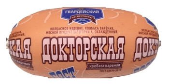 Колбаса вареная Докторская ГОСТ ГМК 400г