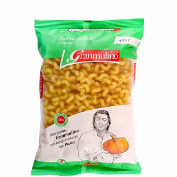 Макар изд Гранмулино Рожки витые 400г