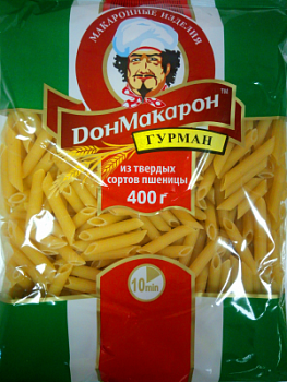 Макар изд Дон Макарон Гурман Перья 400г