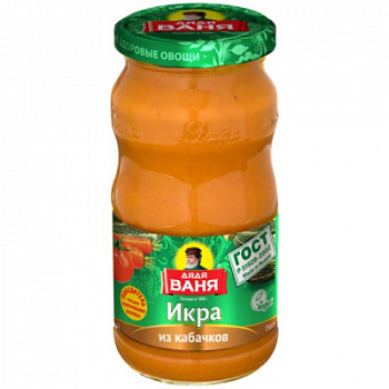 Икра из кабачков Дядя Ваня 460г ст/б