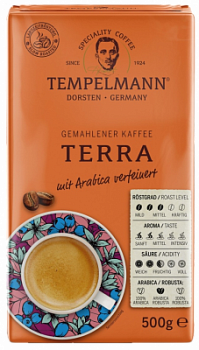 Кофе молотый Tempelmann Terra 500г