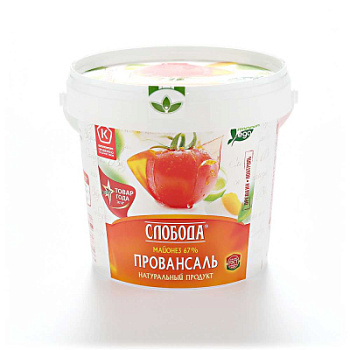 Майонез Слобода Провансаль 67% 900г ведро