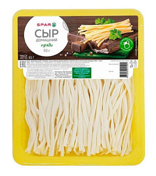Сыр Домашний Пряди SPAR 40% 90г БЗМЖ