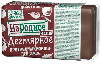 Мыло Весна 140г Дегтярное