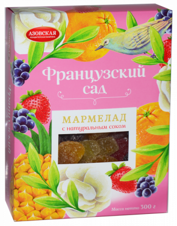 Мармелад Французкий сад с натуральным соком 300г
