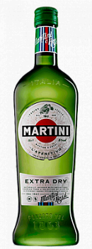 Вермут Мартини Экстра Драй бел сух 0,5л 18%