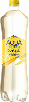Вода питьевая Аква Минерале Лимон негаз 1л