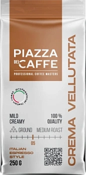 Кофе молотый Пьяцца дель кафе Крема Велютата 250г