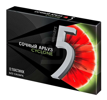 Жевательная резинка Ригли 5 Арбуз 14,5г