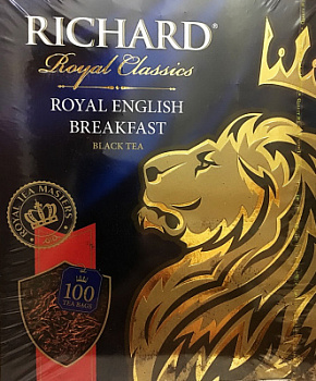 Чай Ричард Инглиш Брэкфаст черный 100пак