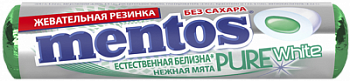 Жевательная резинка Ментос Вайт Нежная мята 15,5г
