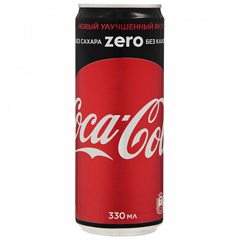 Напиток газ Кока-Кола Зеро 0,33л ж/б