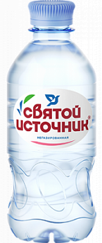 Вода питьевая Святой источник негаз 0,33л