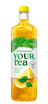 Напиток холодный зеленый чай Your Tea Лимон/Мята 1л