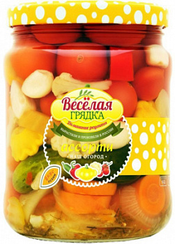 Ассорти овощное Наш огород Веселая грядка 950г
