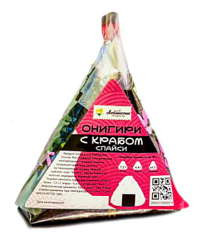 Онигири с крабом спайси 100г ЛП