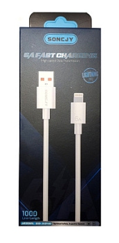 Кабель USB SONCJY SO-X040 Lightning 6A 1м