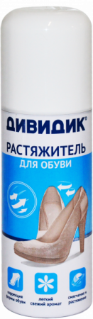 Растяжитель для обуви из кожи, замши, велюра Дивидикаэрозоль 125 мл