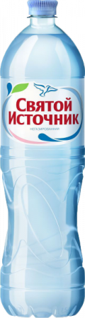Вода питьевая Святой источник негаз 1,5л