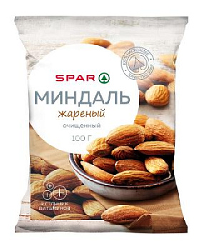 Миндаль жареный SPAR 100г