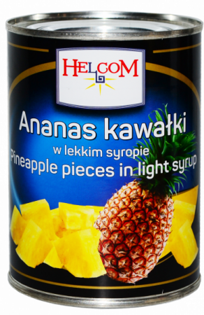 Ананасы Хелком кусочки 565г