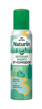Аэрозоль от комаров Gardex Naturin Береж защ 150мл