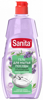 Средство для посуды Санита 450г Лаванда/Розмарин